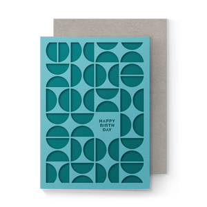 Happy Bday Circles Pocket Card