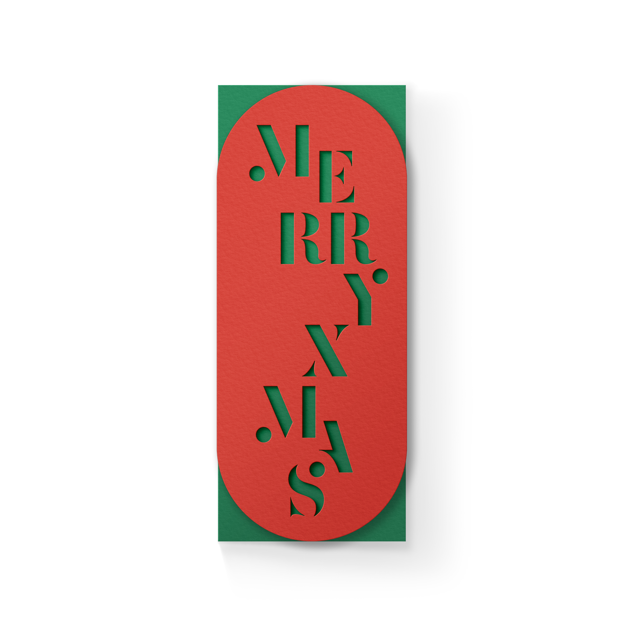 Merry Xmas Slim Sleeve Card