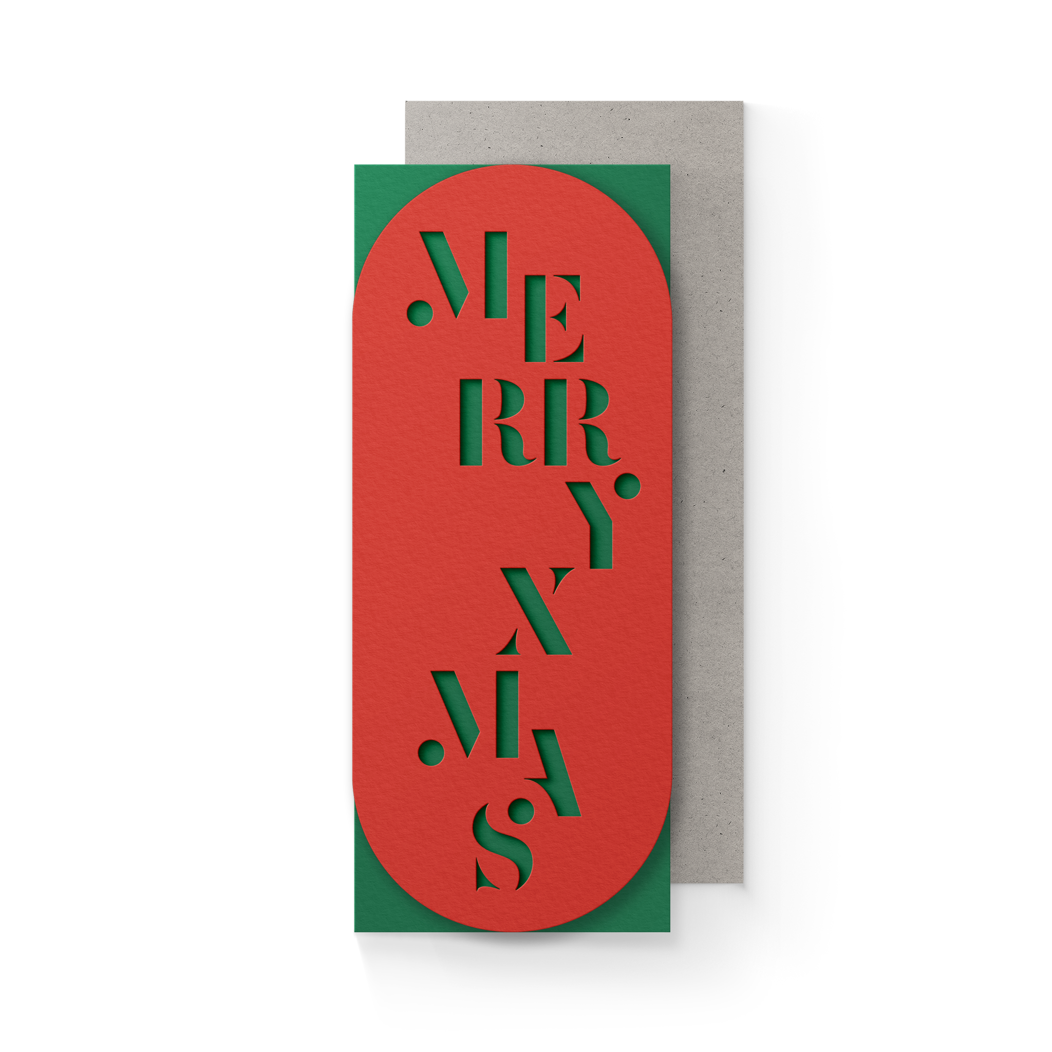 Merry Xmas Slim Sleeve Card