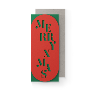 Merry Xmas Slim Sleeve Card