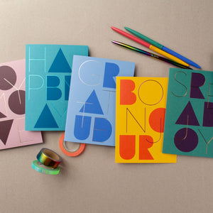 Ava Greeting Cards Set of 6