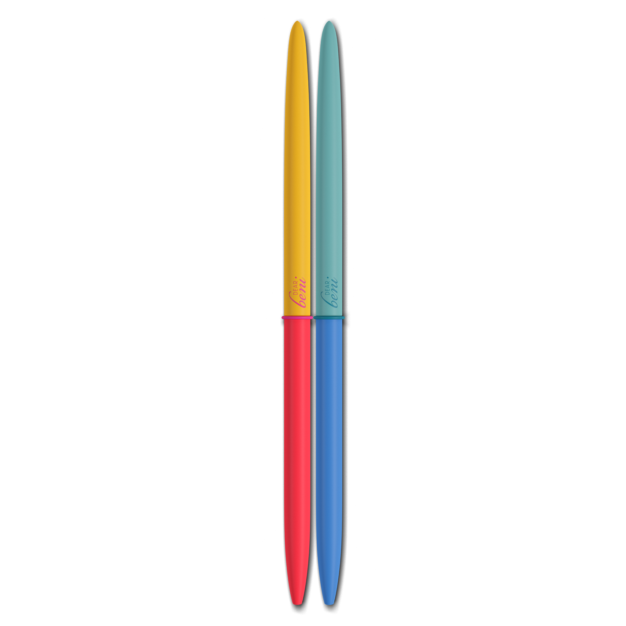 Colorblock Slim Pens Set of 2