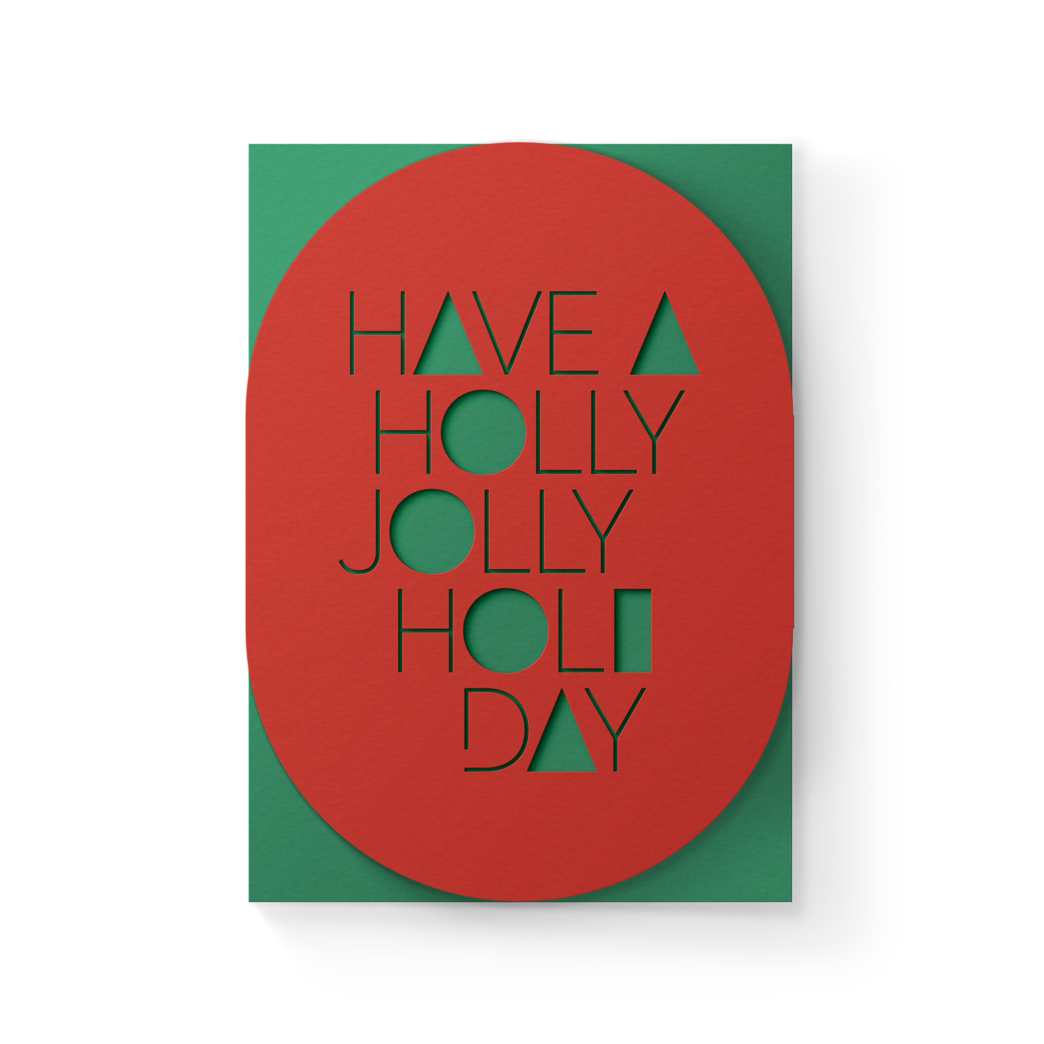 photo sleeve holiday cards Jolly Holiday Sleeve Card