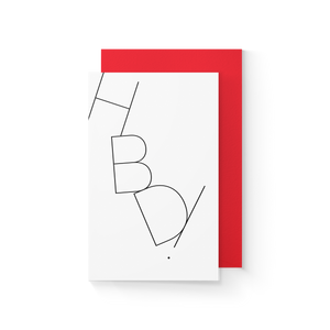 HBD! Folded Card